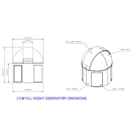 2.2m full height observatory dome 2.2m full height observatory dome