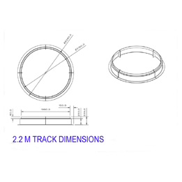 2.2m short height observatory dome (flat roof installation) 2.2m short height observatory dome (flat roof installation)