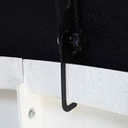 Dome security clamps Dome security clamps